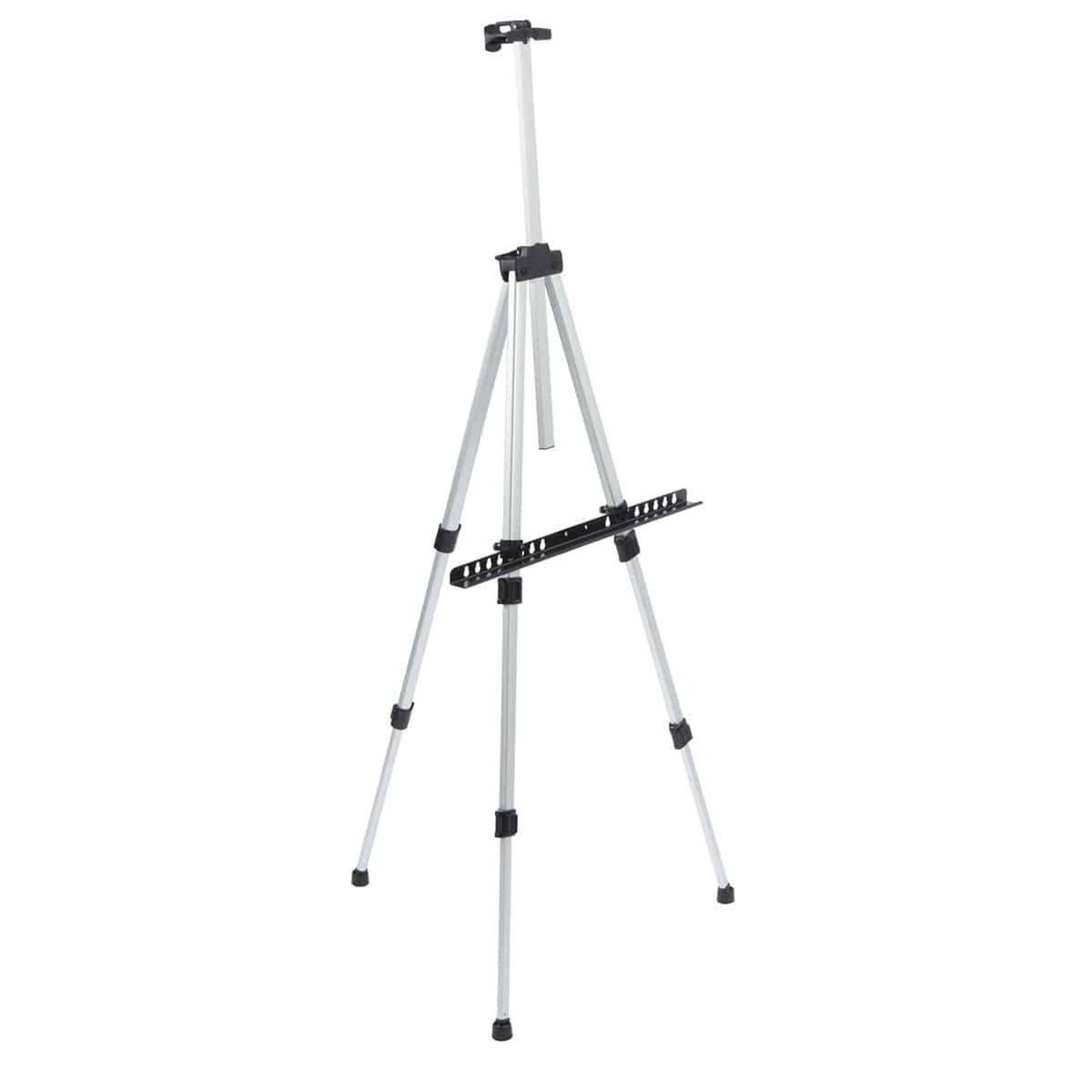 KINGART® Aluminum Tripod Artist Field & Display Easel, 66" Stand
